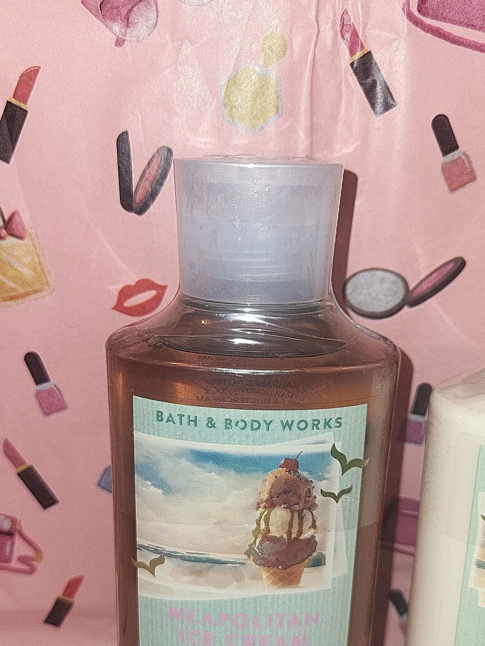 Bath & Body Works 2 Pc. Neapolitan Ice Cream Set Body Wash & Lotion FS Sealed